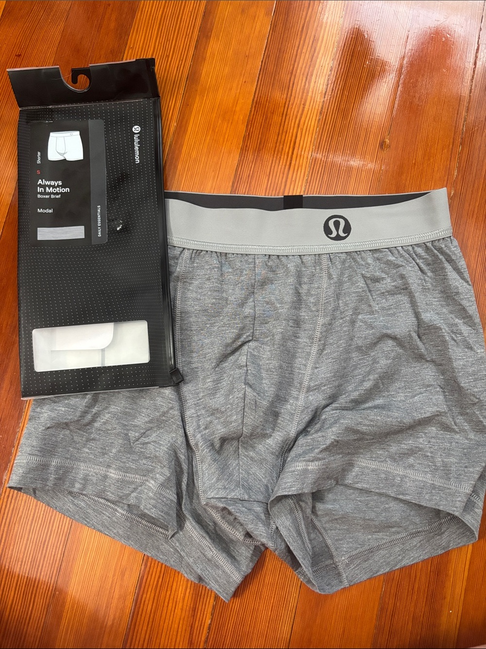 NWT Lululemon Men’s Always in Motion Boxer Brief, Small